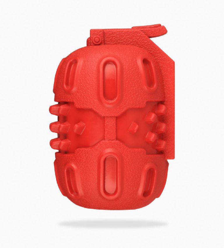 Eco-friendly natural rubber treat-dispensing dog toy – custom pet product