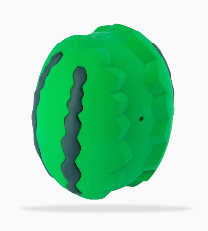 Squeaky natural rubber dog toy – private label custom pet product