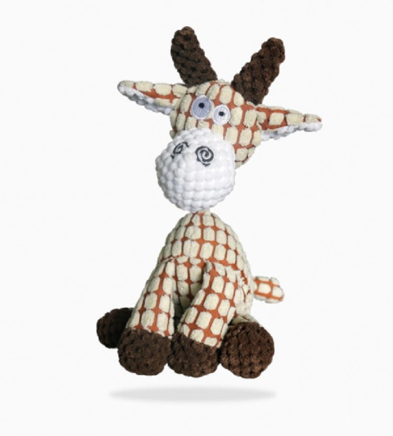 Bespoke plush animal-shaped dog toy – private label